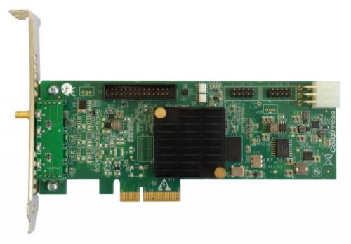 Kaya KY-FGP-100 Predator PCIe Gen2 x4 Low-Profile-PCIe-Karte mit CoaXPress 1.0- und 1.1-Schnittstellenstandard.