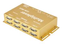 Syscom CLM-30C4 Camera Link Multiplexer / Extender with Base / Medium / Full / 4:1 Selector Camera Configuration, Copper, MDR, PoCL Bypass